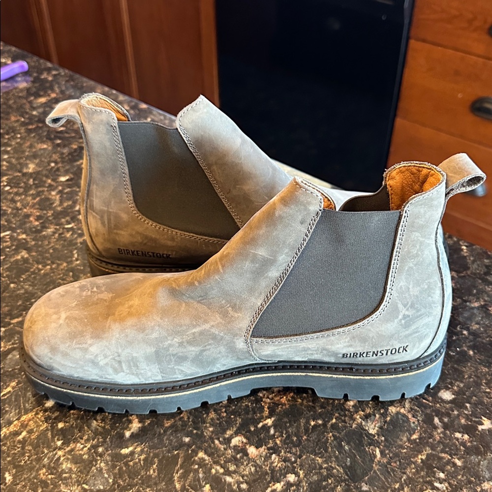 BIRKENSTOCK STALON BOOTS IN NUBUCK LEATHER / GRAPHITE size 43 or men’s 10.5 - Picture 7 of 7